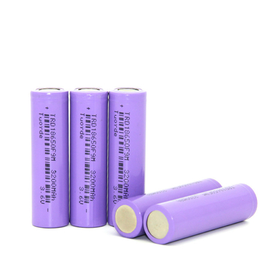 Lightweight Compact 18650 Lithium Battery Cell 3200mAh 3.6V 3C