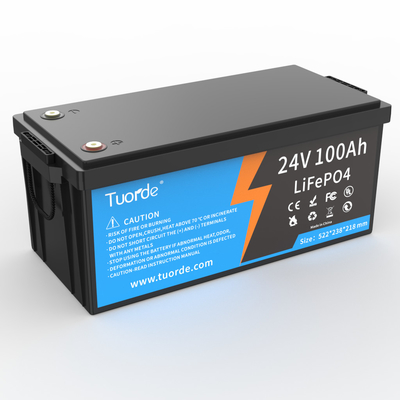 24V 25.6V 100Ah Rechargeable Lithium Deep Cycle Battery lead acid replacement battery