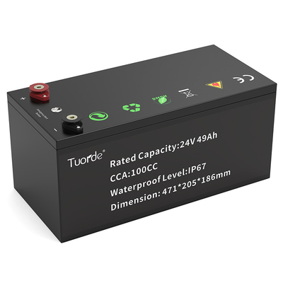 LTO Low Temperature 24V 49AH Truck Starter Battery With 20000 Cycle Life